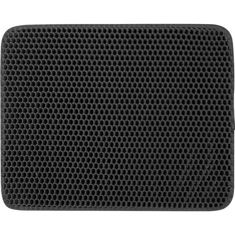 Tapis de sable double couche 45 x 60 cm, imperméable et durable, filtre à gravier (1/5)