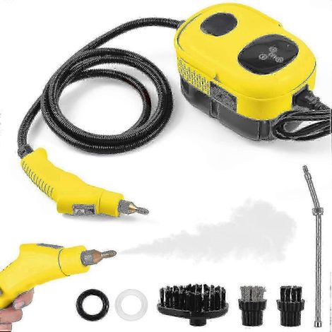 1100 ml Hochleistungs-Dampfreiniger, 2500 W Hochdruck für die Haushaltsreinigung Gelb UK-Stecker (1/3)