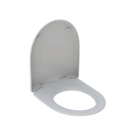 Siège de WC Geberit Renova, fixation depuis dessus, avec
