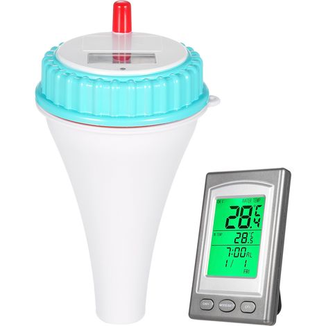 Pool Thermometer High Accuracy Easy Read Digital Wireless Floating Swimming Pool Thermometer for Spas Hot Tubs Aquariums