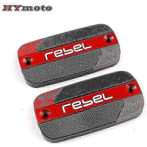 Bouchons de cylindre de frein avant en aluminium CNC uniques pour motos Honda Rebel300 Rebel500 Rebel 300 500 2017-2019 ( ) (1/3)
