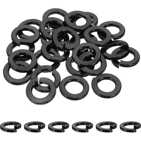 1/2 Rondelle Grower, 304 Acier Inoxydable Rondelles Grower Fendues Pour Vis Boulons Voitures Machines De Construction Noir Lot De 25 (1/5)