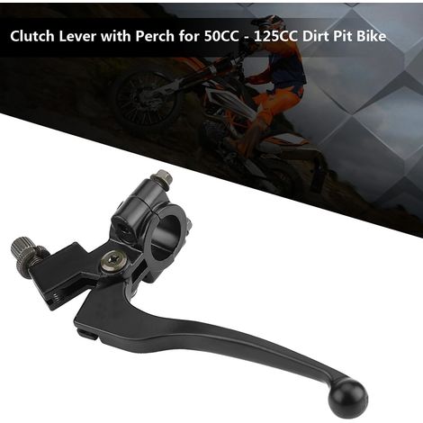 Poignée de débrayage rabattable 22mm 7/8" avec support pour motocross 50CC - 125CC