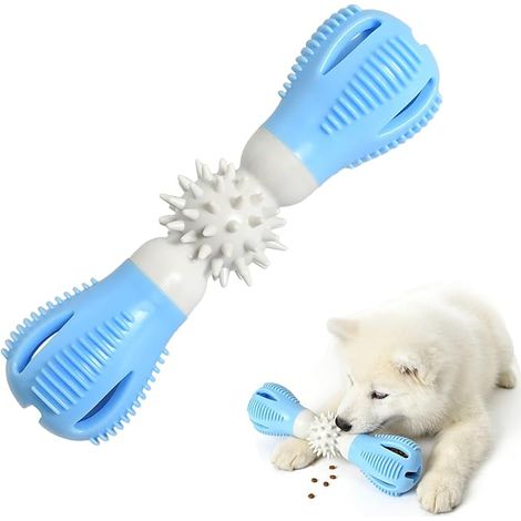Chien dentifrice jouet pour chien jouet interactif chien SNACK FOODS Foods chien puzzle game PET Toys Relief ennuyeux stimulation mentale bleu (1/5)