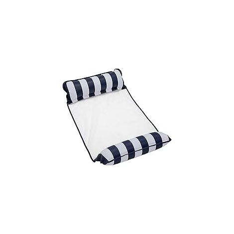 Hamaca flotante inflable multiusos 4 en 1 para piscina con red, portátil e ideal para viajes y piscina. (1/5)