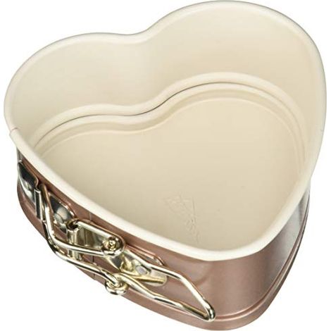 Mini tortiera, teglia da forno, cuore, 12 cm, pasticcino (1/2)
