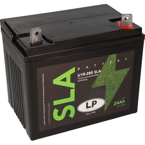 AGM Batterie 12V 24Ah für Rasenmäher Rasentraktor LS U1R-280 SLA (1/5)