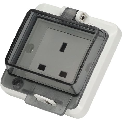 Britische Standard-IP66-Steckdose, wasserdicht, flammhemmend, langlebig und stoßfest, 250 V, 13 A (1/5)