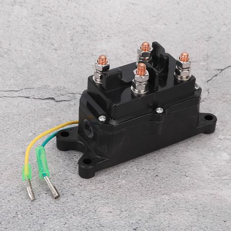 Treuil 12V Universal Relais Contacteur Solénoïde 63070 pour Quad UTV Bateau Marine Interrupteur (1/5)