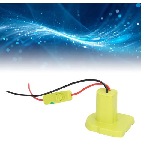 Adaptateur de batterie pour batteries lithium 18 V Ryobi One+ avec borniers à fusible. (1/5)