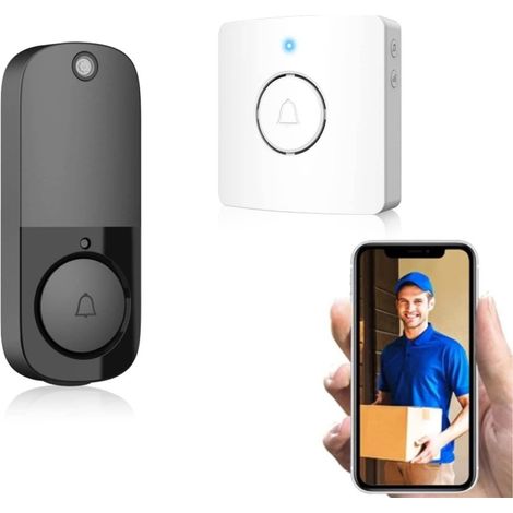 TrAdE Shop Traesio - Videocitofono Ip Senza Fili Wifi Campanello Smart Sensore Di Movimento Ip10a - (1/5)