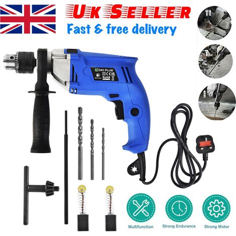 850W Rotary Hammer Corded Electric Impact Drill Kit Powerful SDS Plus 2 in 1 DIY (1/5)