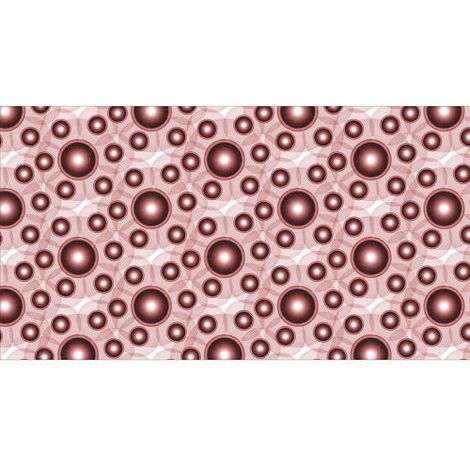 Papier peint panoramique motif rond rose moderne Tapisserie panoramique salon géométrique Papier peint panoramique design géométrique pour chambre (1/3)