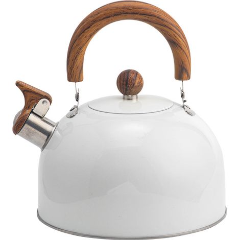Bouilloire sifflante en acier inoxydable 3 L, compatible induction, sifflet, bouilloire de cuisine pour gaz et plaque (1/5)