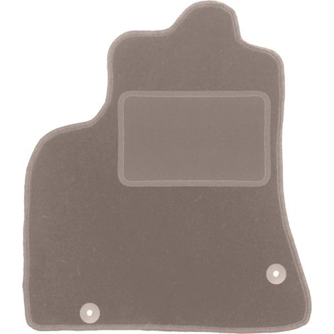 Beige Fahrermatte für: Citroen Berlingo II Multispace (2008-2018)