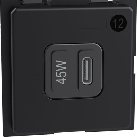 Caricatore USB con una porta tipo C - 45W Bticino Living Now