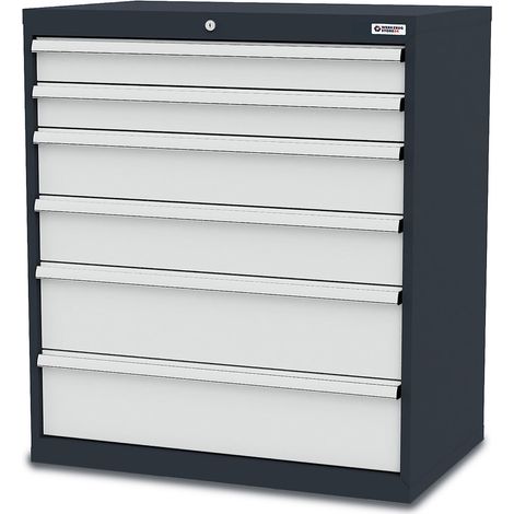 WS24 Schubladenschrank Schubladen: 2 x 100 2 x 150 2 x 200 B x T x H 900 x 575 x 1020 mm - WS24-100325