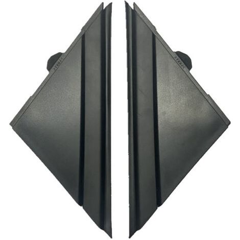 royaluxe-Couvercle de Drapeau de Rétroviseur de Porte 1SH17KX7AA Rétroviseur Gauche Droite Triangle Plaque Garniture Remplacement pour FIAT 500 2012 à 2017 (Noir brillant) (1/4)