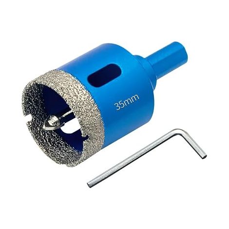 Diamond Hole Saw 35 mm Centering Guide Drill Diamond Drill Bit Tiles Porcelain Glass Marble Ceramic (1/5)
