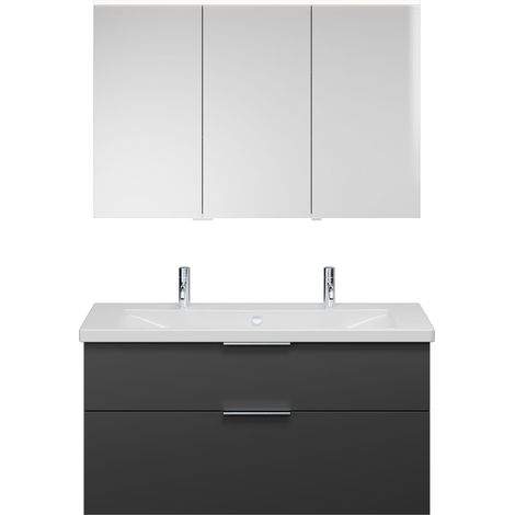 burgbad Eqio Set, bestehend aus Spiegelschrank rechts,
