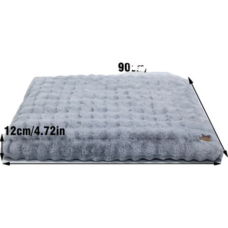 Cuccia per cani, morbidissima, lavabile in lavatrice, blu polvere, taglia 2XL (1/2)