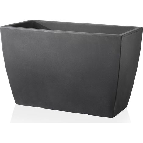 Cassa Veneto-Pflanzgefäß Anthrazit - 80 cm (1/4)