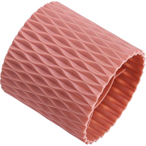 Tournette porte-stylo crayons bureau, organisateur rangement pinceaux maquillage plastique, déco maison rose pour cosmétiques (1/4)