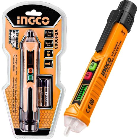 Ingco VD10003 - Rilevatore di tensione CA
