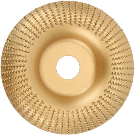 Disque à sculpter le bois, stable et indéformable, construction robuste, meule à façonner pour le travail du bois (1/4)
