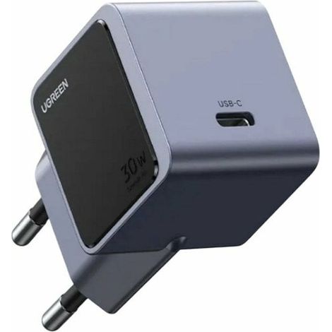 Chargeur secteur Ugreen Nexode S 30W USB-C GaN EU Gris métallique (1/5)