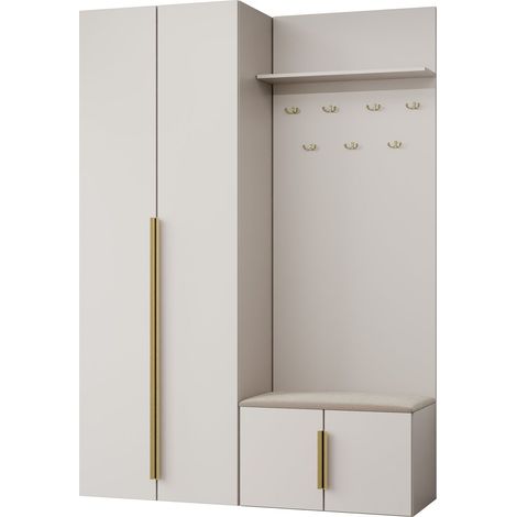 Conjunto para recibidor Comfivo Magister I , 0x0x0cm, Aglomerado laminado, Colocada, Montada en la pared