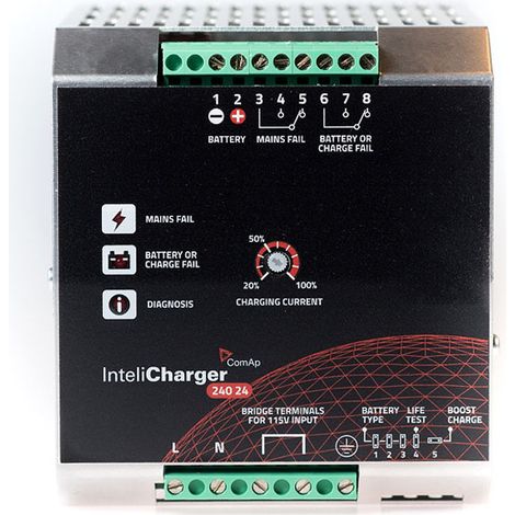 Cargador de batería 24V 10AMP InteliCharger 240 24 ComAp