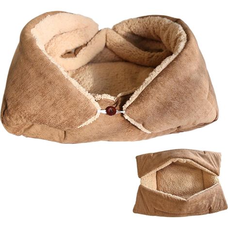 Lit pliable pour chat, coussin respirant pour chat, lit lavable pour chat, niche chaude pour l'hiver, canapé d'intérieur pour animaux de compagnie, lit douillet pour animaux de compagnie, lit conforta (1/5)