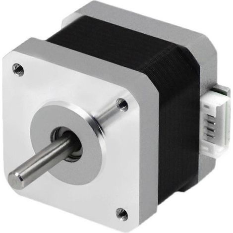Moteur pas à pas 42, corps de 34 mm, moteur pas à pas pour axes XYZ avec câble DuPont pour imprimante 3D CR-10/Ender-3/5, machine de gravure B (argent) (1/5)
