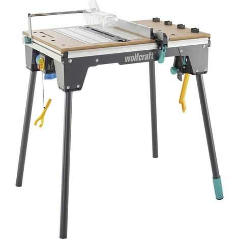 wolfcraft - Master Cut 2200 - Banco da lavoro pieghevole multifunzione per macchine - Regolabile in altezza - cod. 6907000 (1/5)