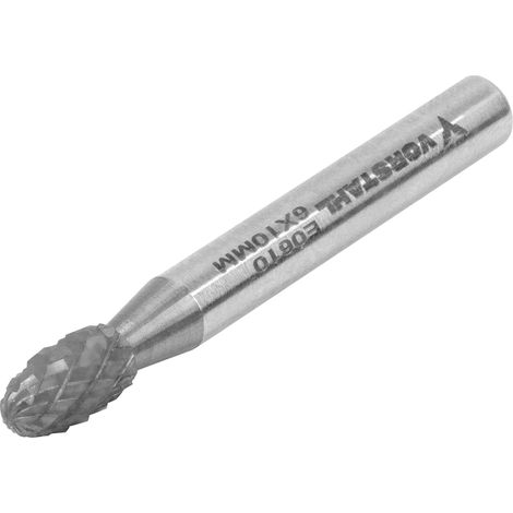Fresa ovalada de carburo YG8 de alta velocidad E0610M06 6x10mm FI 6mm Vorstahl (1/5)