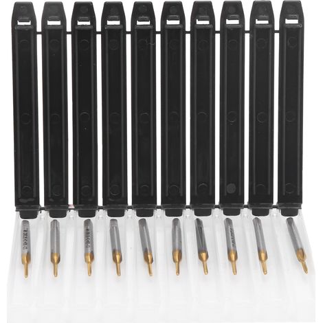 Kit de 10 vis M1.2 x 0.25 taraud à revêtement Ti acier rapide filetage métrique grossier norme japonaise (1/5)