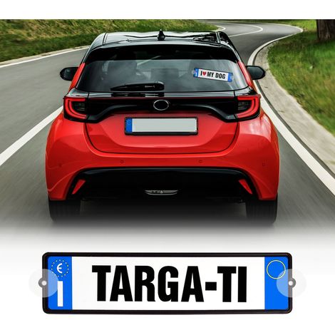 Kit Targa Auto Personalizzabile - Colore: AZZURRO
