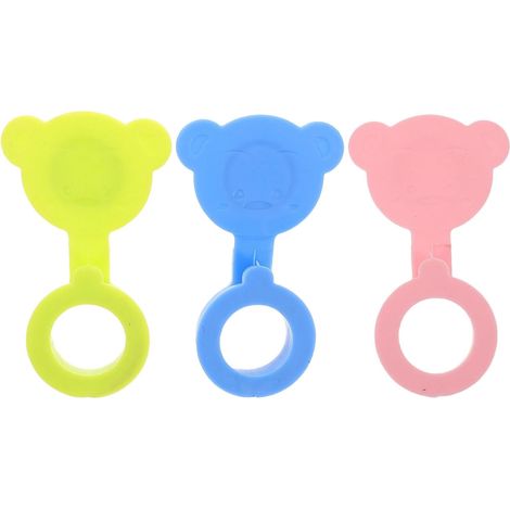 Drain Plug for Baby Bathtub 3 Pieces Pink Blue Green