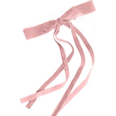 Pinces à cheveux latérales en velours vintage avec nœud papillon, bandeau, accessoire de tête, épingles à cheveux à long ruban (1/5)