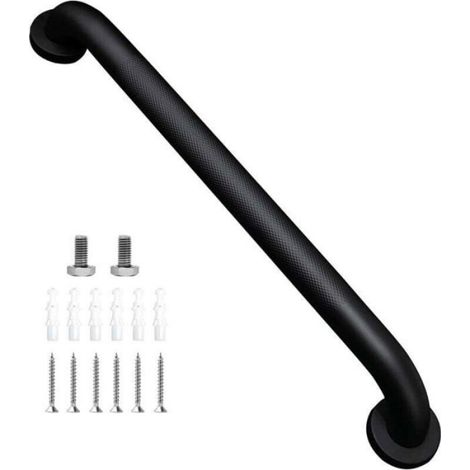 Rampe De Salle De Bain - Acier Inoxydable 304 - 50 Cm - Noir Mat - Pour Baignoire Et Escalier - 1 Pièce (1/4)