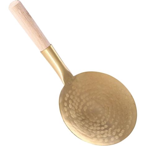 Louche portion tofu 12 cm en cuivre, ronde et portable, ustensile multifonction repas/cuisine (1/5)
