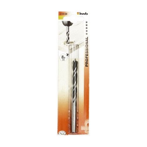 Broca para madera kwb 511466 doble espiral punta central (1/3)