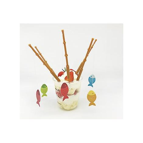 40 mini cannes à pêche décoratives, modèles de simulation au design unique. (1/5)