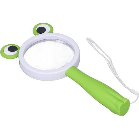 Loupe antichute artisanale mignonne, bijoux animaux verts, loupe pour enfants (1/4)