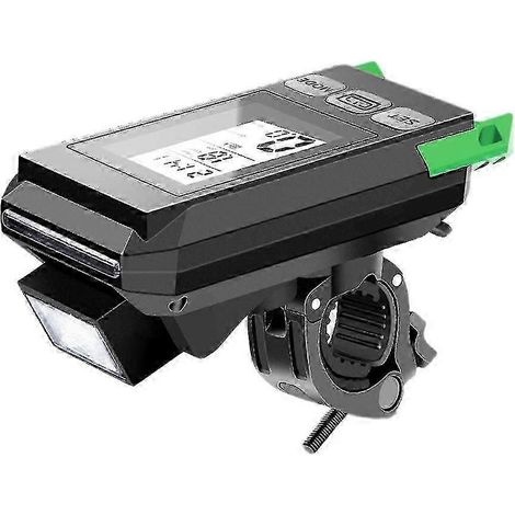 Montre de vélo sans fil avec klaxon et lampe frontale pour vélo + (b) (1/5)