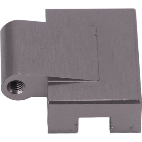 Renfort d'essieu arrière RC usiné CNC en alliage d'aluminium antirouille pour modèles 1/24 Axial SCX24 C10 Titanium (1/5)