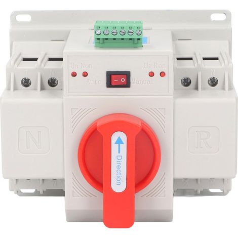 Mini commutateur de transfert de puissance double 2P, changement automatique de fonctionnement manuel CB Micro Break Type ATS 230V (1/5)