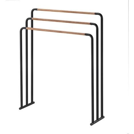 YAMAZAKI - Porte serviettes en métal 3 barres (1/3)