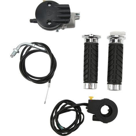 Kit de poignée d'accélérateur et de frein gauche/droite pour moto/vélo électrique 49-80 cm³ (1/5)